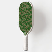 Sayagata patroon, Japans, Groen en Goud Pickleball Paddle (Links)