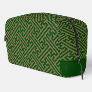 Sayagata patroon, Japans, Groen en Goud Toilettasje