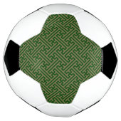 Sayagata patroon, Japans, Groen en Goud Voetbal (Gedraaid)