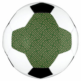 Sayagata patroon, Japans, Groen en Goud Voetbal