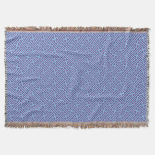 Sayagata patroon, Japans, Paars en Blauw Deken