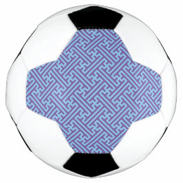 Sayagata patroon, Japans, Paars en Blauw Voetbal