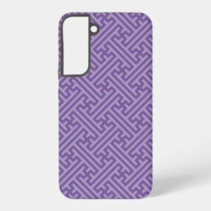 Sayagata patroon, Japans, Paars en Roze Samsung Galaxy Hoesje