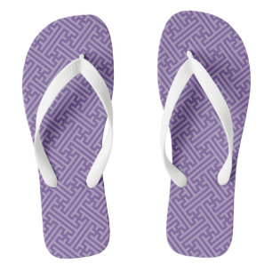Sayagata patroon, Japans, Paars en Roze Teenslippers