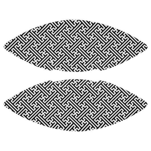 Sayagata patroon, Japans, Zwart en Wit American Football (Panelen)