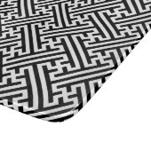 Sayagata patroon, Japans, Zwart en Wit Snijplank (Hoek)