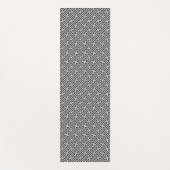 Sayagata patroon, Japans, Zwart en Wit Yogamat (Voorkant)