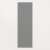 Sayagata patroon, Japans, Zwart en Wit Yogamat (Achterkant)