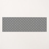 Sayagata patroon, Japans, Zwart en Wit Yogamat (Voorkant (horizontaal))