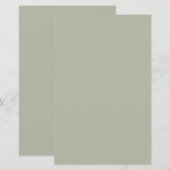 Saybrook Sage Solid Color (Voorkant / Achterkant)