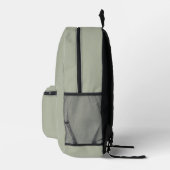 Saybrook Sage Solid Color Bedrukte Rugzak (Rechts)