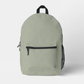 Saybrook Sage Solid Color Bedrukte Rugzak (Voorkant)