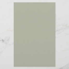 Saybrook Sage Solid Color Briefpapier