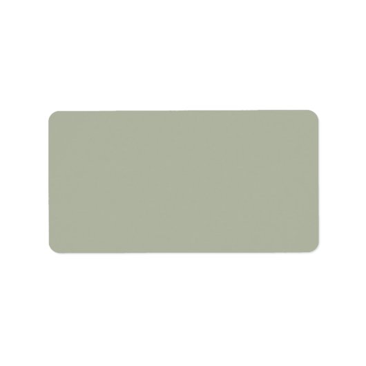 Saybrook Sage Solid Color Etiket (Voorkant)