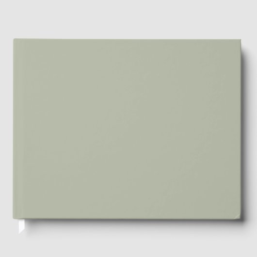 Saybrook Sage Solid Color Gastenboek (Voorkant)