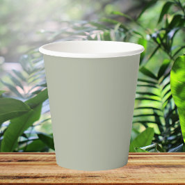 Saybrook Sage Solid Color Papieren Bekers