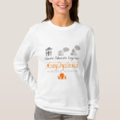 #SayDyslexia Women's Long-Sleeved T-Shirt (Voorkant)