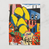 Sayen - Bomen, kleurrijk schilderij, Briefkaart (Voorkant)