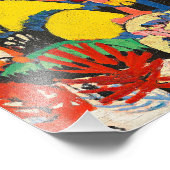 Sayen - Bomen, kleurrijk schilderij, Foto Afdruk (Hoek)