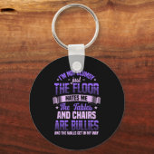 Saying I'm Not Clumsy Im Not Clumsy Sarcastic Wome Sleutelhanger (Voorkant)