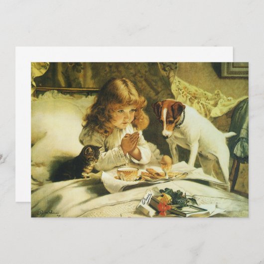 Saying Our Prayers, Suspense Charles Burton Barber (Voorkant / Achterkant)