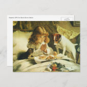 Saying Our Prayers, Suspense Charles Burton Barber Briefkaart (Voorkant / Achterkant)