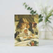 Saying Our Prayers, Suspense Charles Burton Barber Briefkaart (Staand voorkant)