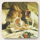 Saying Our Prayers, Suspense Charles Burton Barber Drankjes Onderzetter (Voorkant)