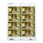 Saying Our Prayers, Suspense Charles Burton Barber Etiket (Full Sheet)