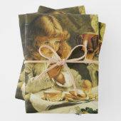 Saying Our Prayers, Suspense Charles Burton Barber Inpakpapier Vel (In situ)