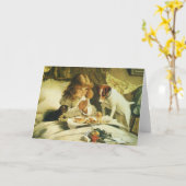 Saying Our Prayers, Suspense Charles Burton Barber Kaart (Gele Bloem)