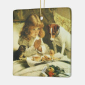 Saying Our Prayers, Suspense Charles Burton Barber Keramisch Ornament (Links)