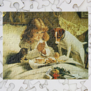 Saying Our Prayers, Suspense Charles Burton Barber Legpuzzel