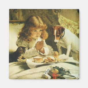 Saying Our Prayers, Suspense Charles Burton Barber Magneet