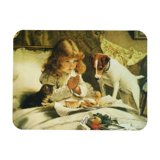 Saying Our Prayers, Suspense Charles Burton Barber Magneet (Horizontaal)