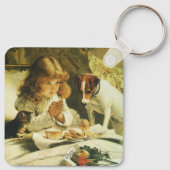 Saying Our Prayers, Suspense Charles Burton Barber Sleutelhanger (Achterkant)