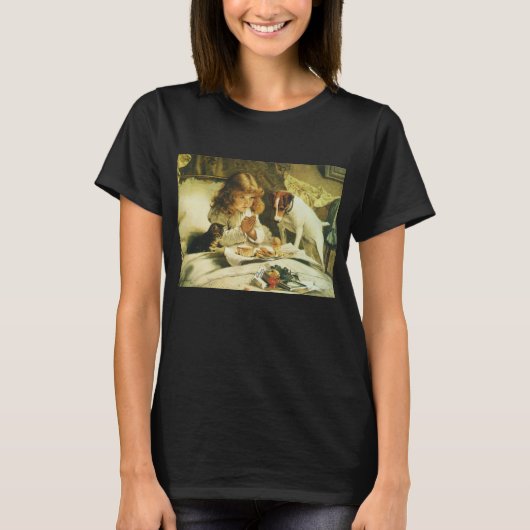 Saying Our Prayers, Suspense Charles Burton Barber T-shirt (Voorkant)