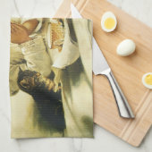 Saying Our Prayers, Suspense Charles Burton Barber Theedoek (Quarter Fold)