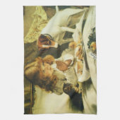 Saying Our Prayers, Suspense Charles Burton Barber Theedoek (Verticaal)