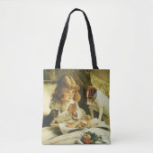 Saying Our Prayers, Suspense Charles Burton Barber Tote Bag (Voorkant)