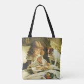 Saying Our Prayers, Suspense Charles Burton Barber Tote Bag (Achterkant)