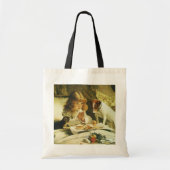 Saying Our Prayers, Suspense Charles Burton Barber Tote Bag (Voorkant)