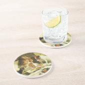 Saying Our Prayers, Suspense Charles Burton Barber Zandsteen Onderzetter (Zijkant)