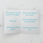 "Sayings for the terribly average" (Any) Joke Kaart (Binnen)