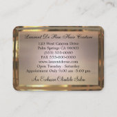 Saylavone Knight Elegant Professional Visitekaartje (Achterkant)