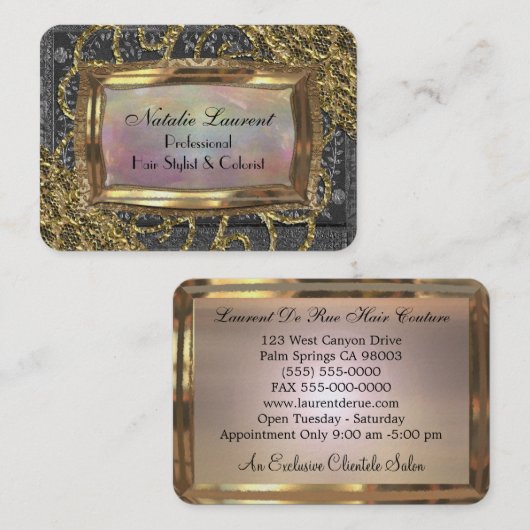 Saylavone Knight Elegant Professional Visitekaartje (Voorkant / Achterkant)