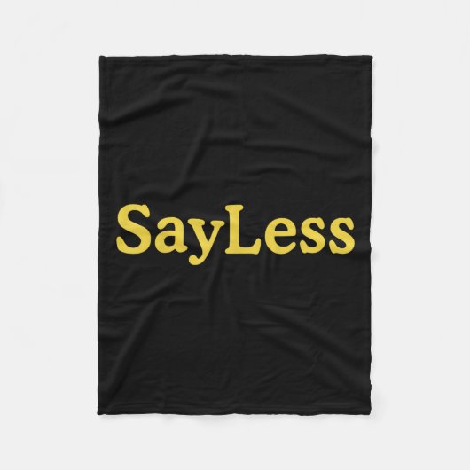 Sayless Urban Meme Motivation  Fleece Deken (Voorkant)