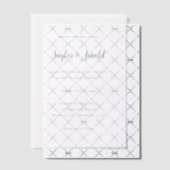 Saylor Modern Wedding Vellum Uitnodigingen (Offset (Uitnodiging))