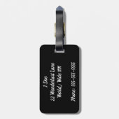 Sayonara Bagagelabel (Achterkant verticaal)