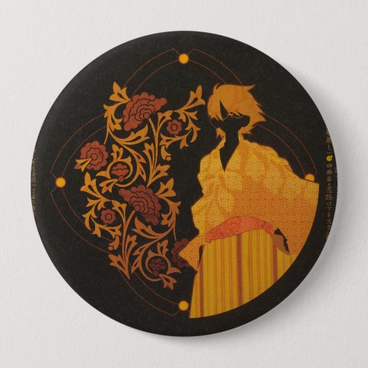Sayonara Zetsubou Sensei Ronde Button 4,0 Cm (Voorkant)